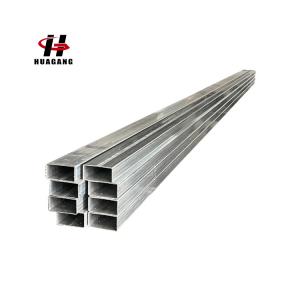 Galvanized rectangular pipe